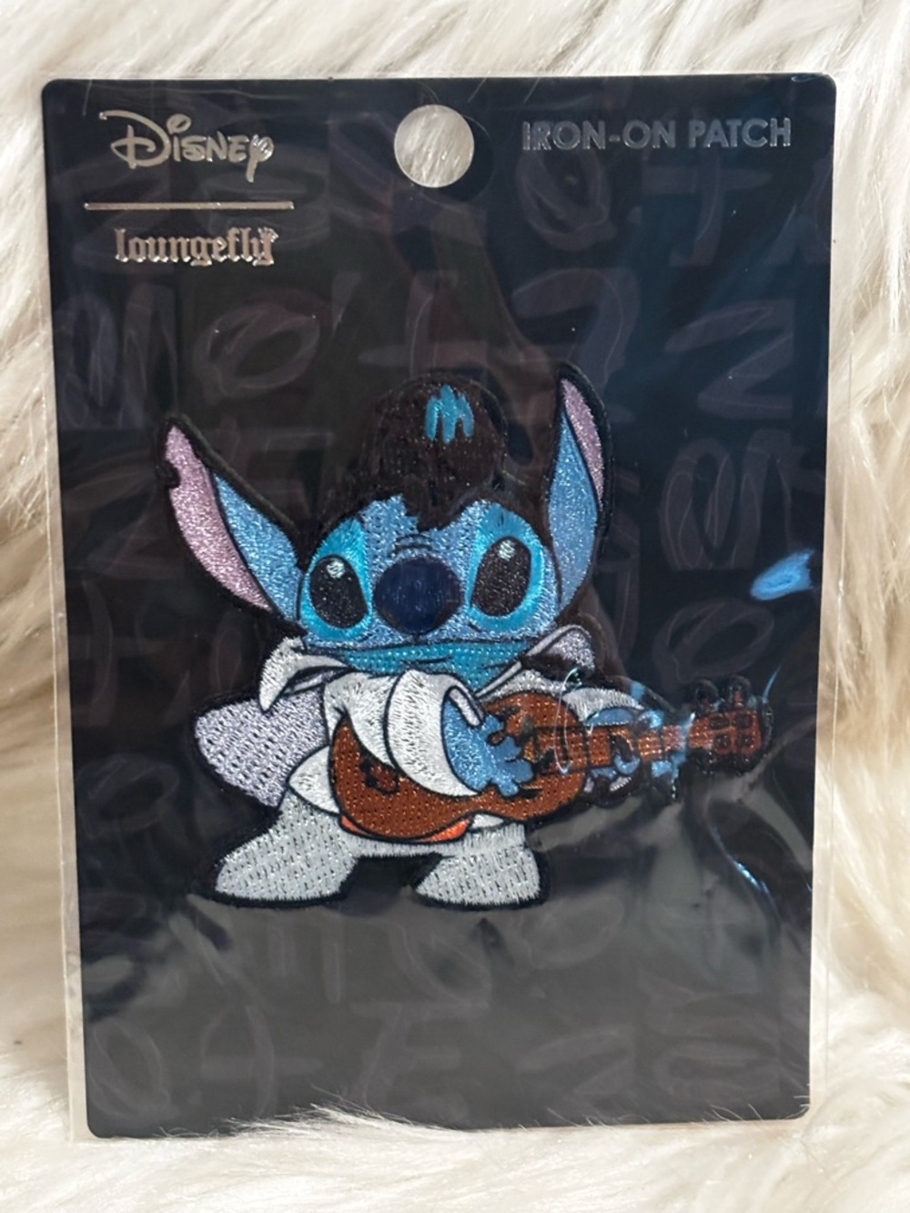 Official Lilo And Stitch: Elvis Stitch Embroidered Iron On Applique Patch